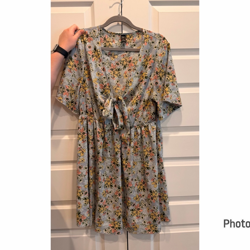 SHEIN Curve Floral Print Dress